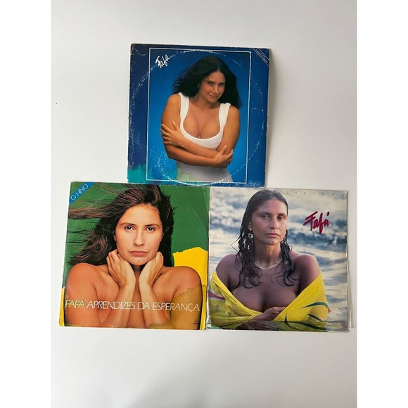 Fafa De Belem LP Lot Self Titled Aprendizes Da Esperança Sozinha + Lyric Inserts